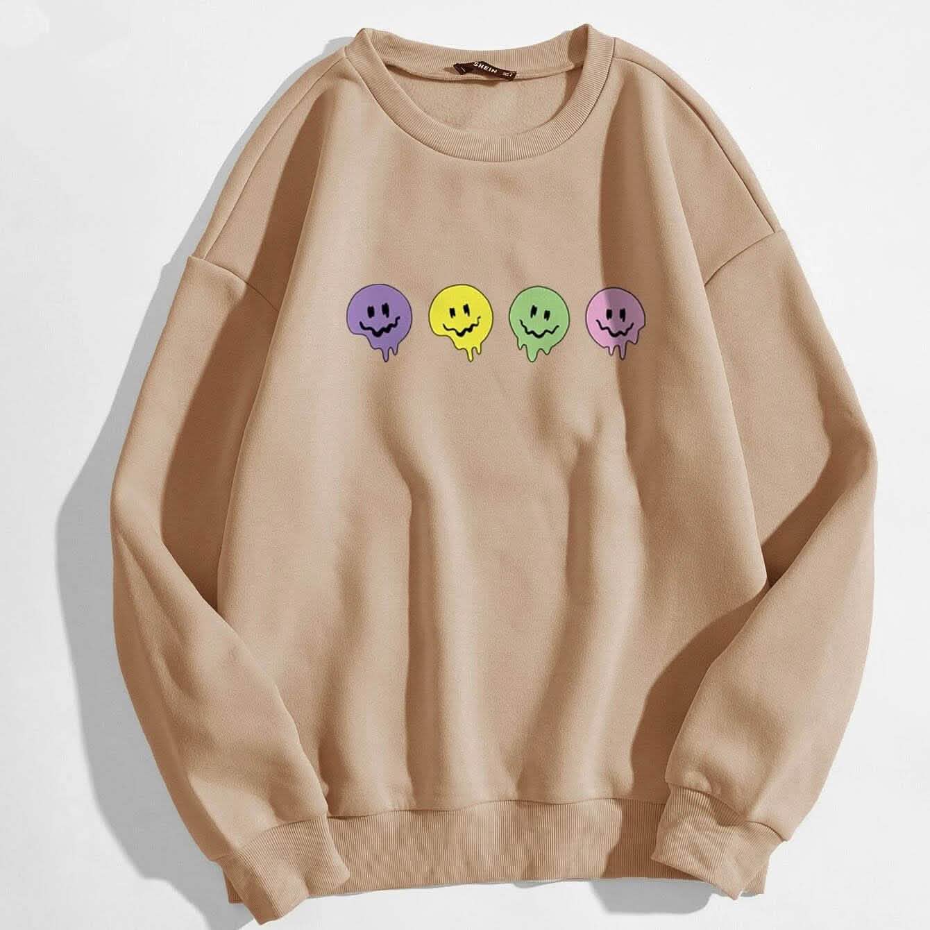 Cartoon Graphic Thermal Lined Sweatshirt
