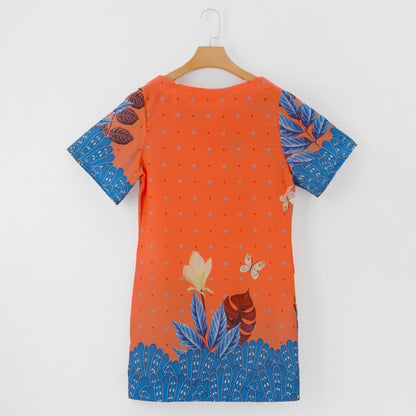 Casual Summer Short Sleeve Dress For Women