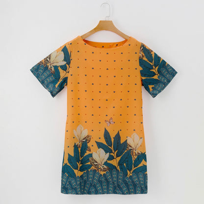 Casual Summer Short Sleeve Dress For Women