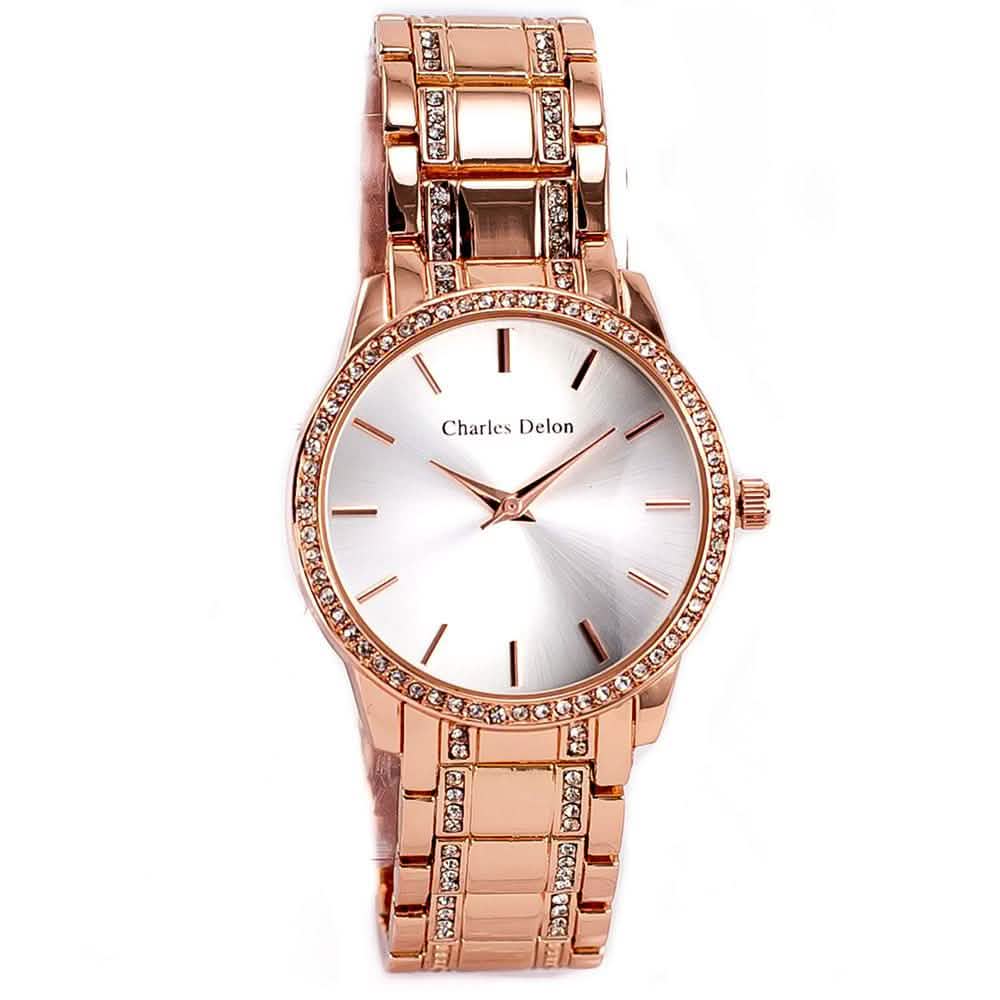 Charles Delon Women's Watch 5855 Stainless Steel Quartz Round - Assorted Styles