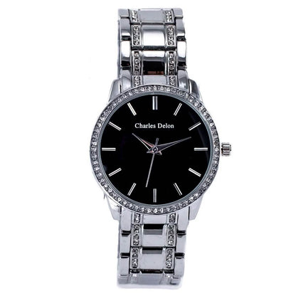 Charles Delon Women's Watch 5855 Stainless Steel Quartz Round - Assorted Styles