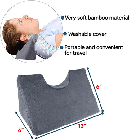 Chiropractic Cervical Traction Neck Wedge Pillow