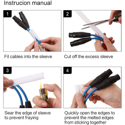 Cord Protector Wire Loom Tubing Cable Sleeve