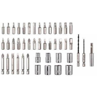 Cordless Electric Screwdriver Set with 45 Drill Bits and Carrying Case