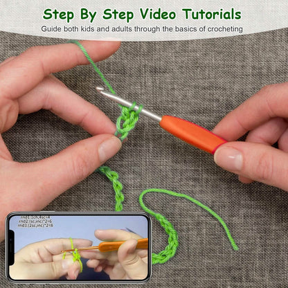 Crochet Kit for Beginners DIY Knitting Supplies