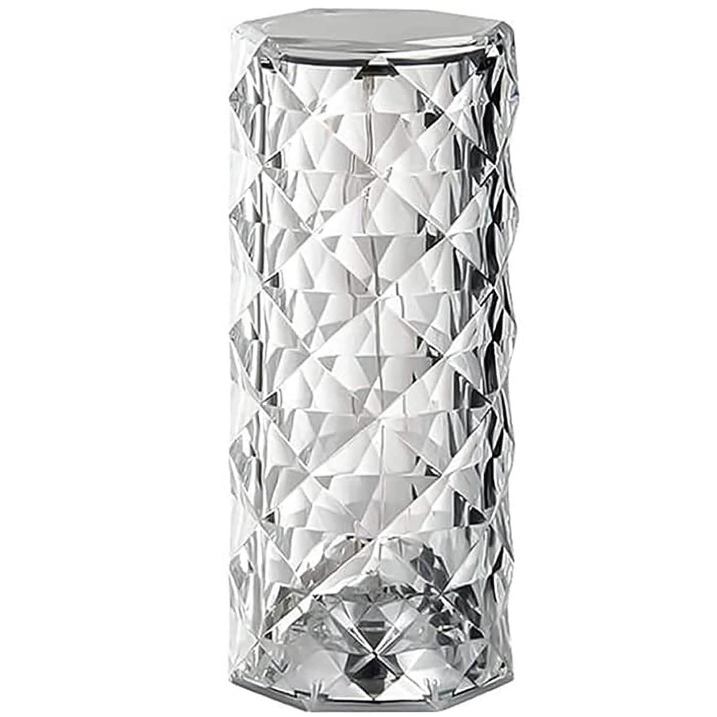 Crystal Diamond Rose Table Lamp