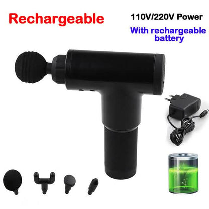 Deep Tissue Massage Gun with Interchangeable Heads