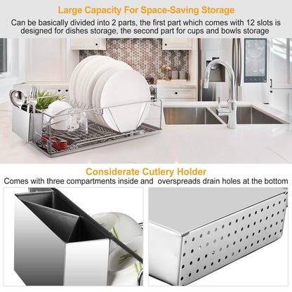 Dish Drying Rack Stainless Steel