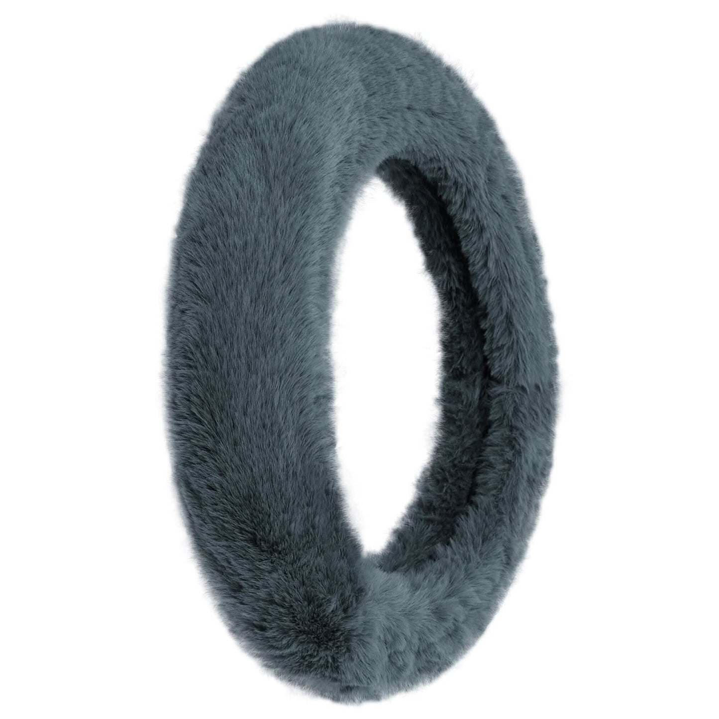 Doe16 Faux Rabbit Fur Steering Wheel Cover