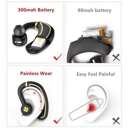 Earhook Business Earphone with Mic
