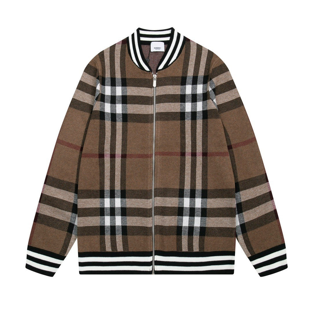 Burberry Vintage Check Bomber Varsity Jacket