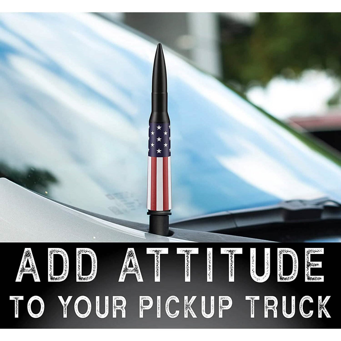 EcoAuto Badass Bullet Antenna Replacement Fits All Chevy & GMC Truck