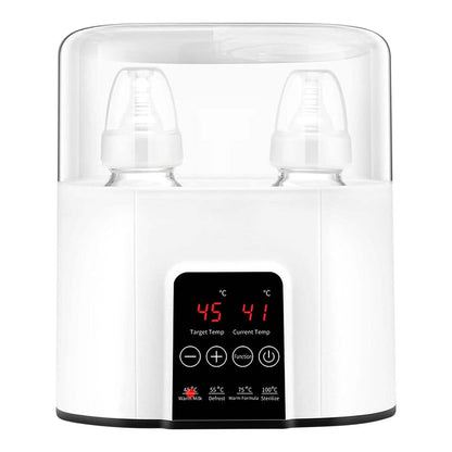 Electric Baby Milk Bottle Warmer Fit with 4 Heating Modes Adjustable Temperature Display Screen