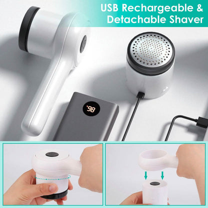 Electric Fuzz Pilling Trimmer Sweater Shaver with Detachable Handle