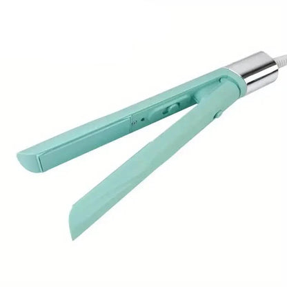 Electric Hair Straightener and Curler with Ceramic Plates