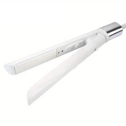 Electric Hair Straightener and Curler with Ceramic Plates