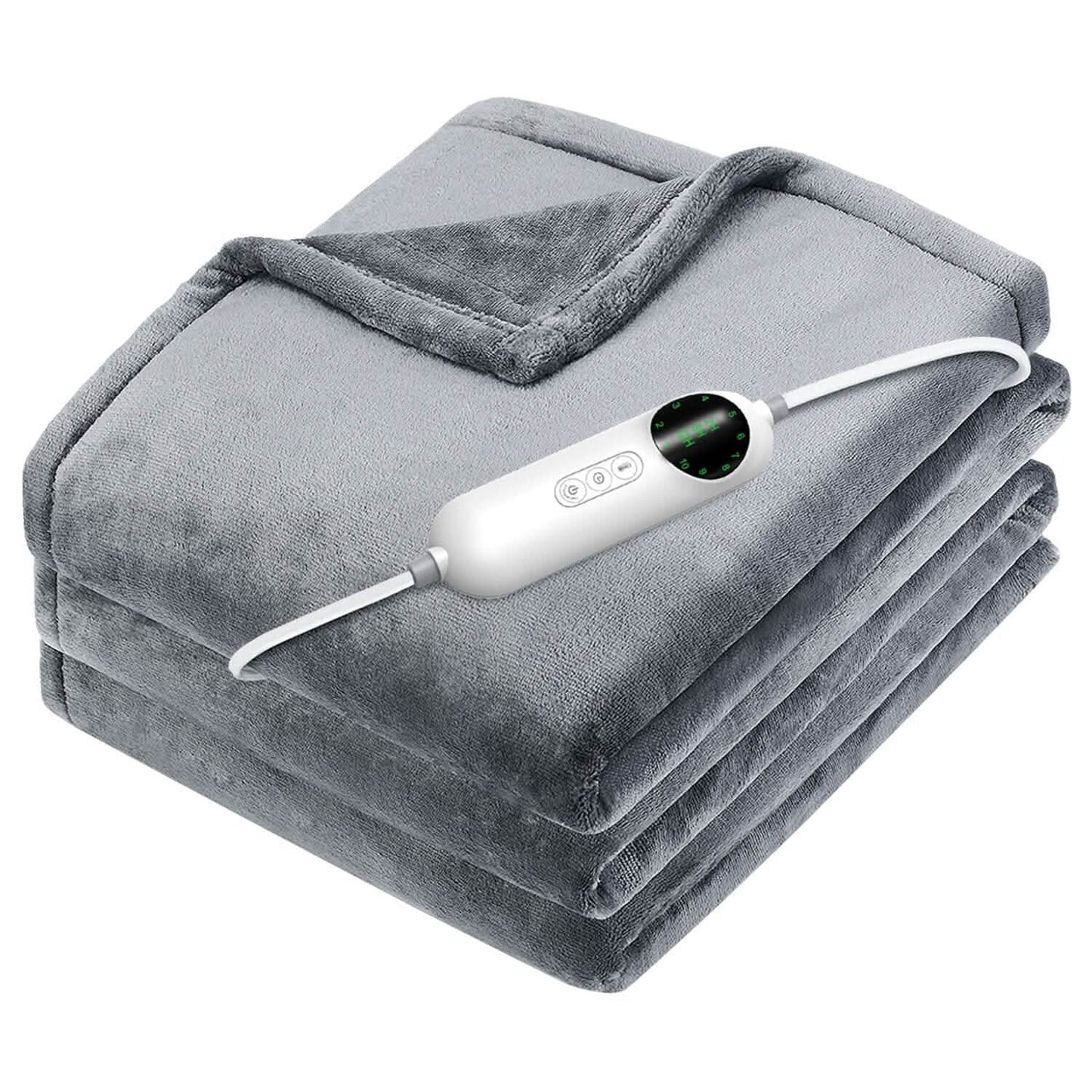 Electric Heated Throw Flannel Heated Blanket