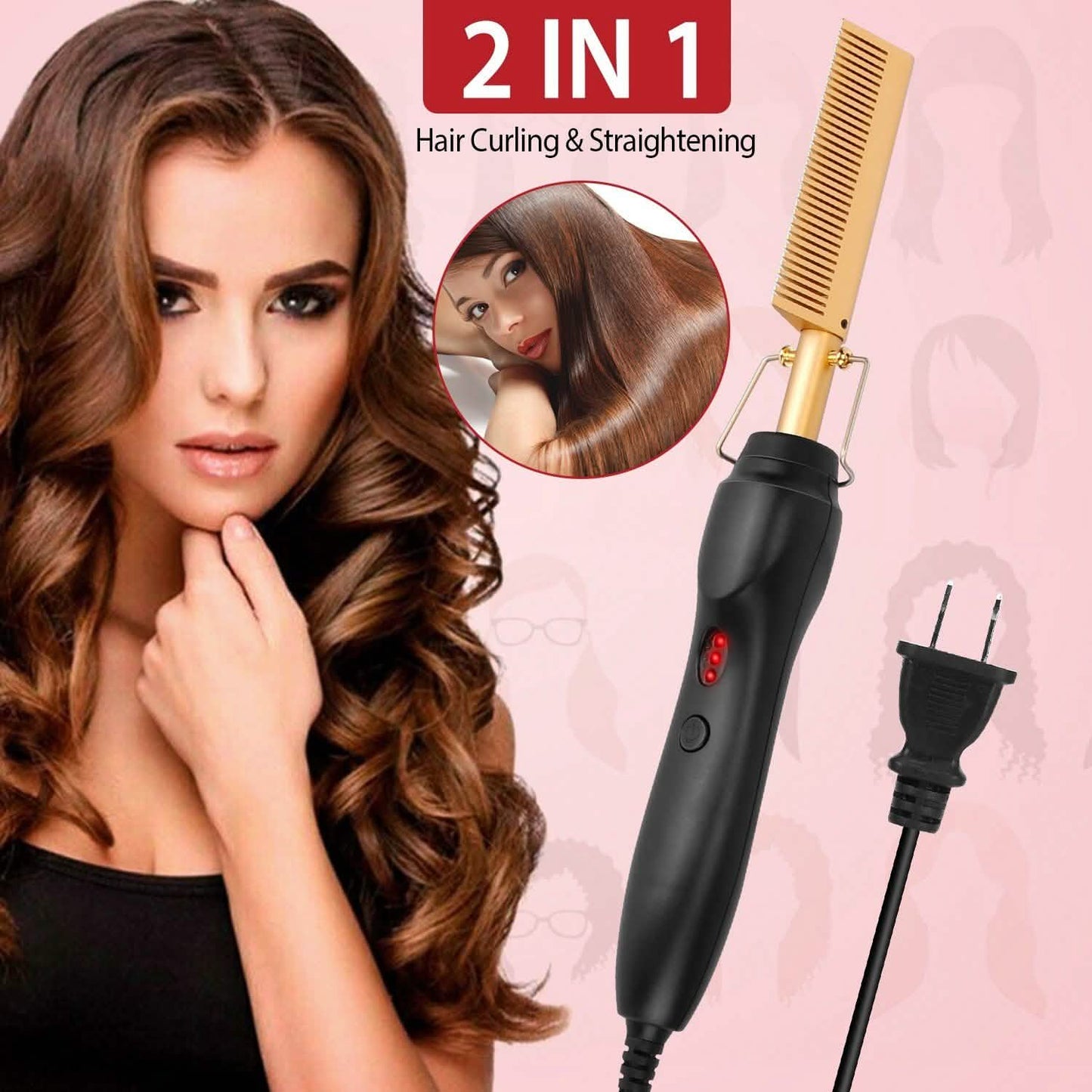 Electric Heating Hair Comb