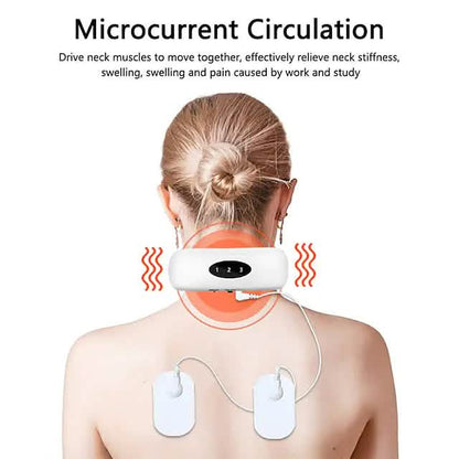 Electric Neck Massager and Pulse Back 6 Modes Power Control