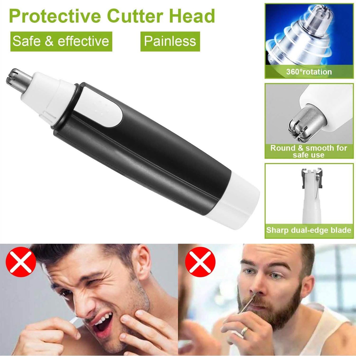 Electric Nose, Ear and Hair Trimmer