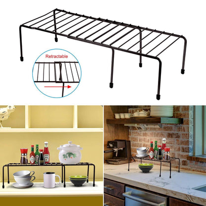 Expandable Kitchen Counter Metal Cabinet