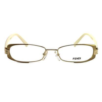 Fendi Women's Eyeglasses F943 714 Gold/Beige 49 16 135 Full Rim Oval
