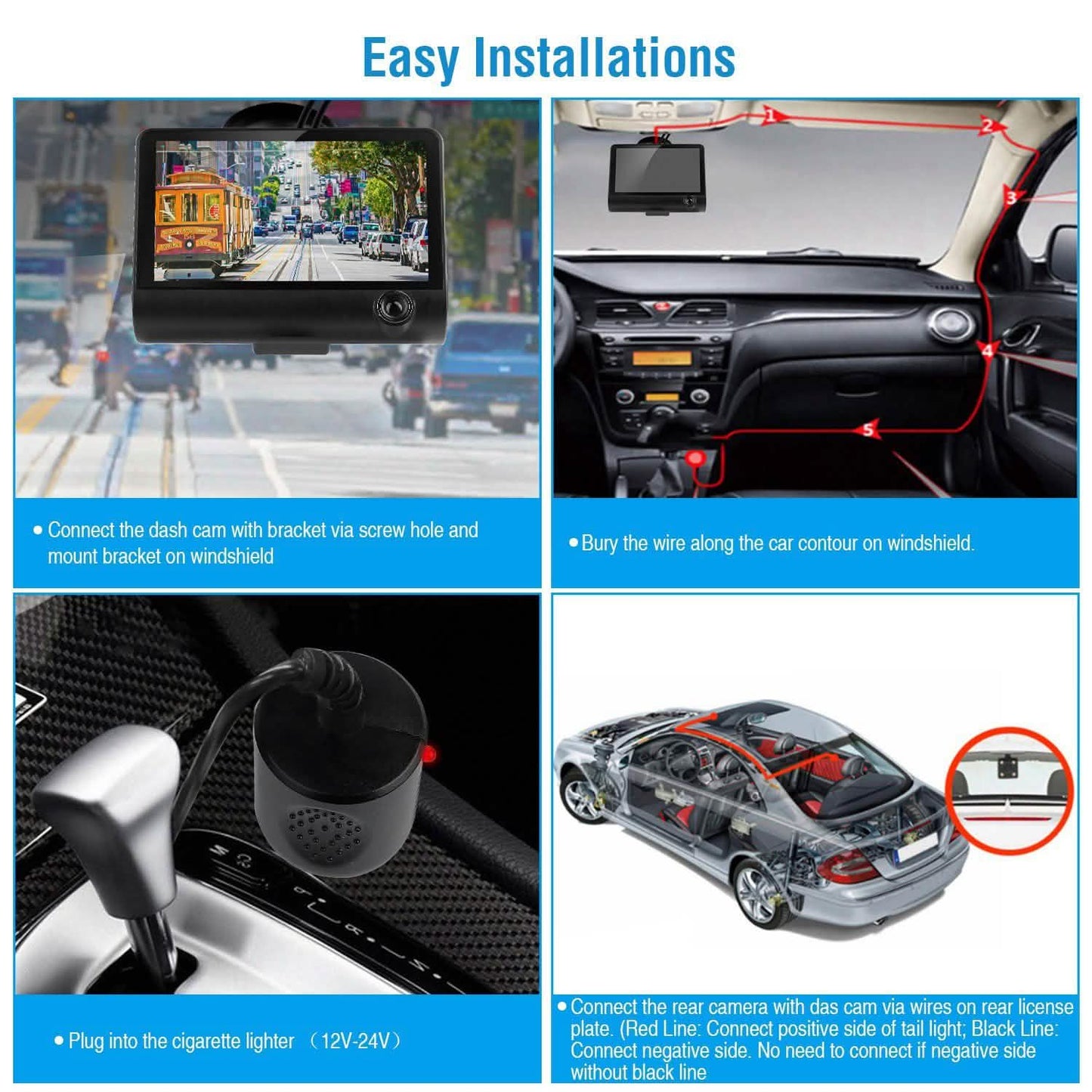 FHD 1080P Car DVR Dash Camera