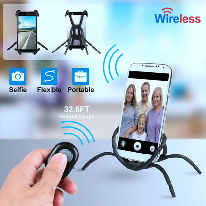 Flexible Spider Phone Stand Remote Cradle