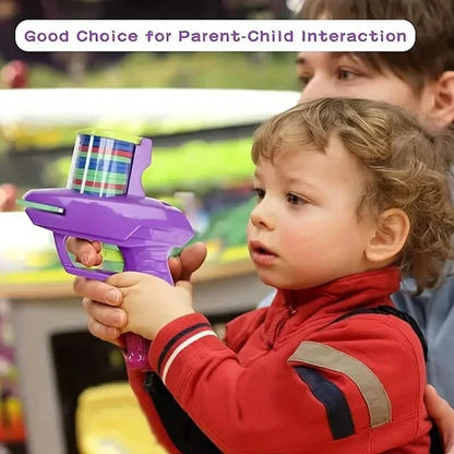 Flying Foam Disc Launcher Handheld Shooter Game