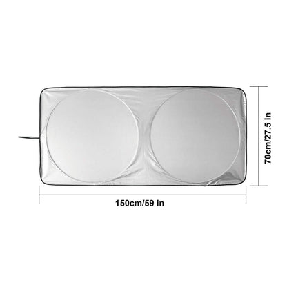 Foldable Car Windshield Visor Sunshade