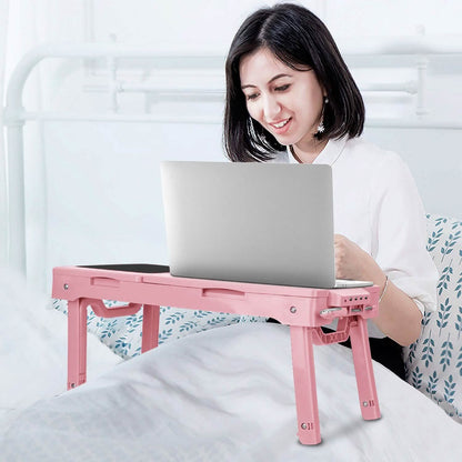Foldable Laptop Table Bed Notebook Desk