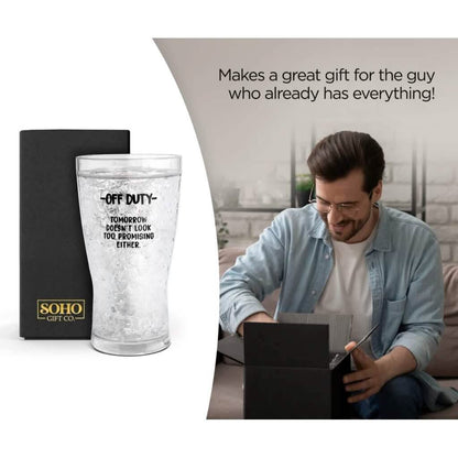Funny Freezer Cup Double Walled Chiller Mug for Iced Cold Drinks