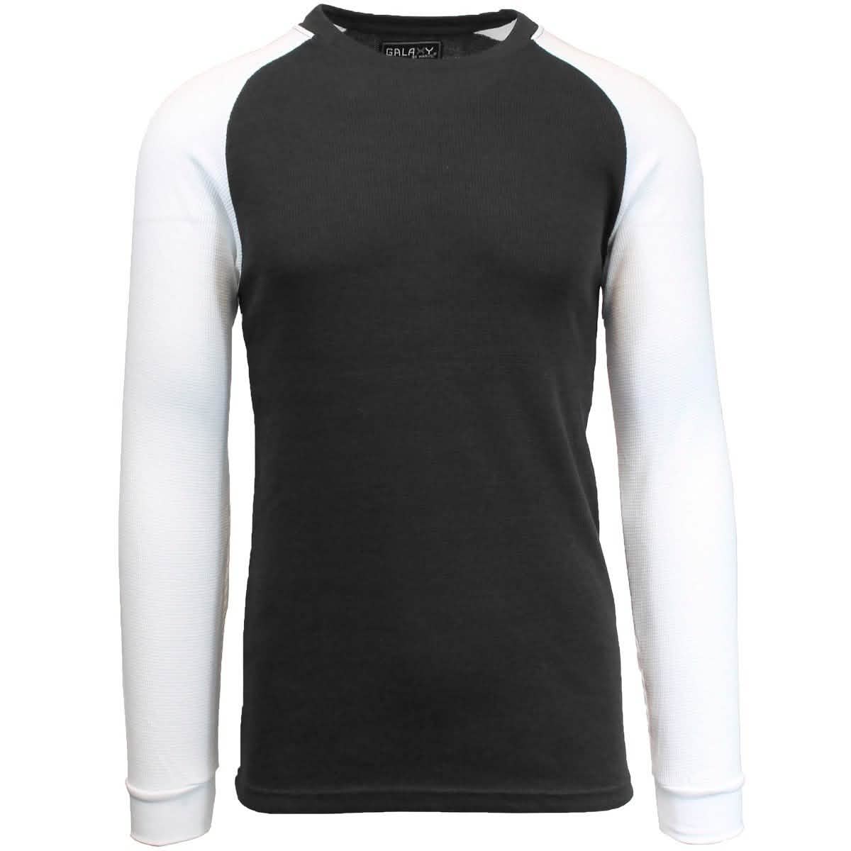 Galaxy by Harvic Men's Raglan Thermal Shirt - Assorted Sizes