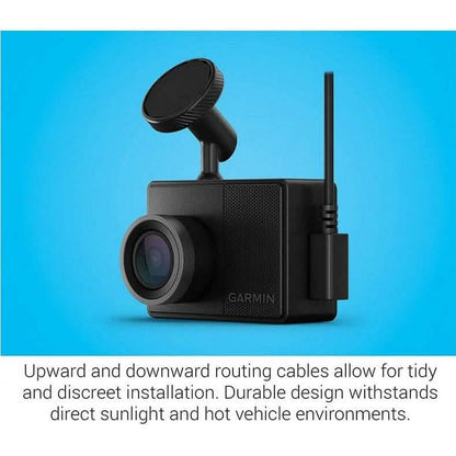 Garmin Dash Cam 57 1440p 140-degree FOV Voice Control Compact and Discreet