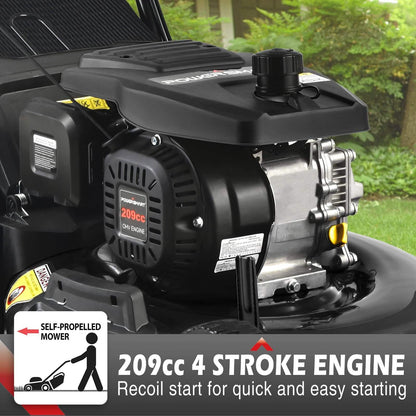 Gas Powered Self-Propelled Lawn Mower