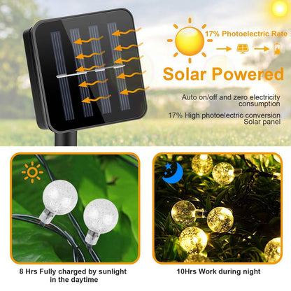 Globe String Solar Lights 30 Ball