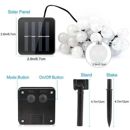 Globe String Solar Lights 30 Ball