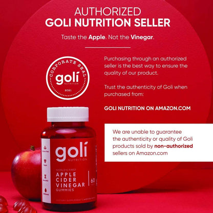 Goli Apple Cider Vinegar Gummy Vitamins by Goli Nutrition