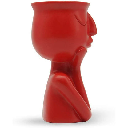 Greneric Character Portrait Flower Pot Resin Succulents Plant Pot