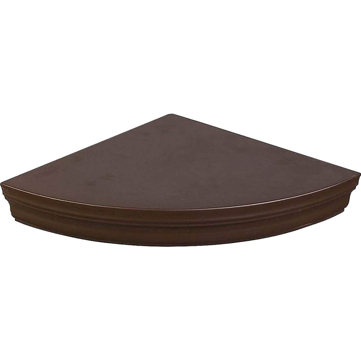 Halter Corner Floating Shelf - Space Saving Round Design with No Visible Support