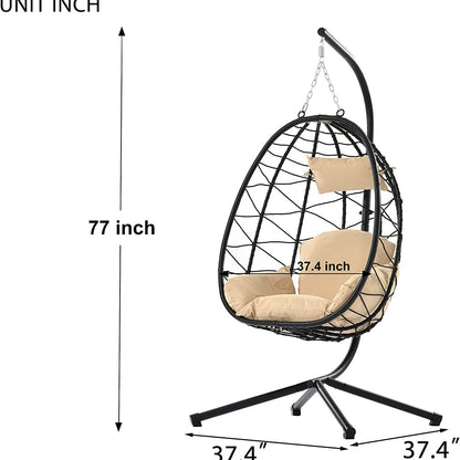 Hanging Egg Chair, Outdoor Indoor Swing Chair