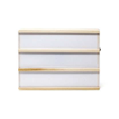 Hearth & Haven Wooden LED Light-Up Message Lightbox