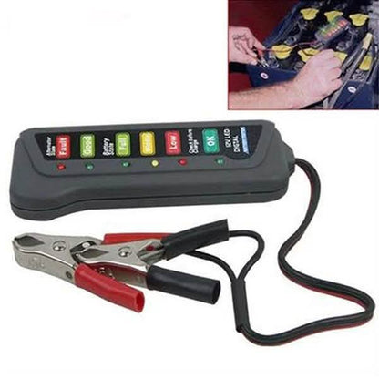 High Quality LED Digital Battery Alternator Tester for Car Motorcycle Trucks 12V