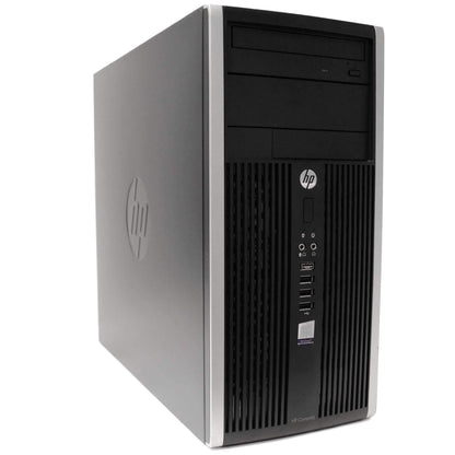 HP 6200 Intel Core i5 8GB RAM 500GB HDD Windows 10 Home WiFi Tower PC (Refurbished)