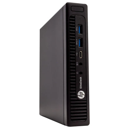 HP EliteDesk 800G1 Tiny Form Factor Computer PC 240GB SSD Windows 10 Professional (Refurbished)