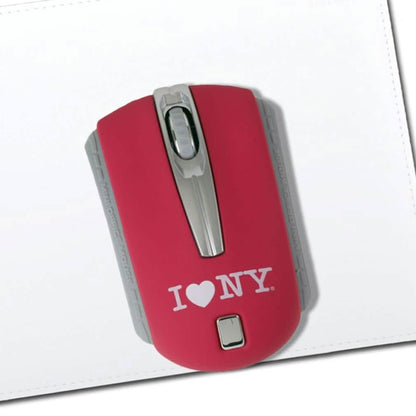 I Love NY Traveling Notebook Mouse