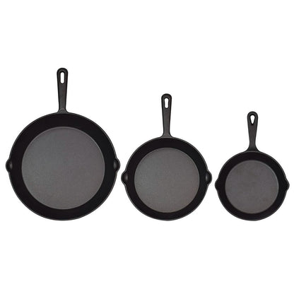 Jim Beam 3-Piece Cast Iron Skillets