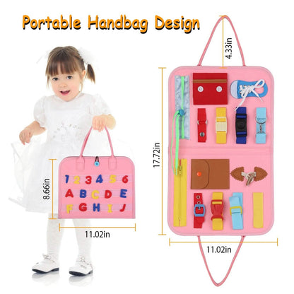 Kids Busy Board Sensory Activity Board Preschool Learning Toys