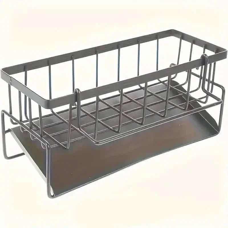 Kitchen Storage Rack - Multi-Functional Household Sink Organizer with Drain Basket