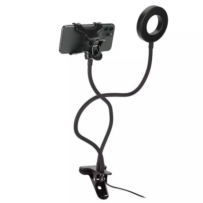 LAX Selfie Ring LED Light Stand with Desk Clip